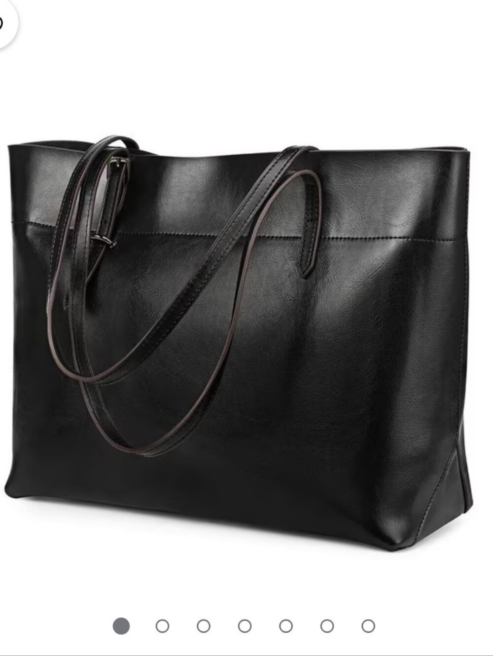 Kattee Vintage Genuine Leather Tote Shoulder Bag for Women Satchel Handbag